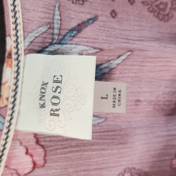 Knox Rose Floral Pink Maxi Dress SIZE L - Picture 5 of 8